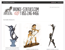 Tablet Screenshot of bronze-statues.com